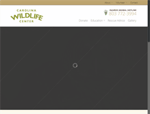 Tablet Screenshot of carolinawildlife.org